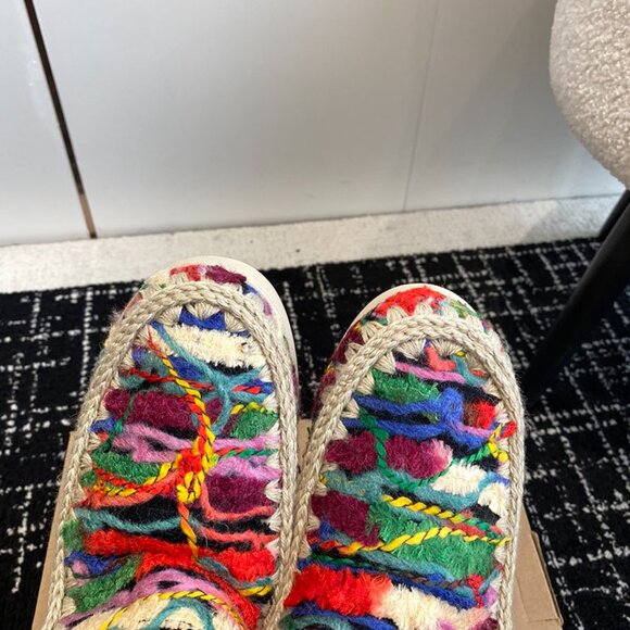 Mou Eskimo Mini Series Ethnic Round-Toe Women's Snow Boots - Picture 5 of 9